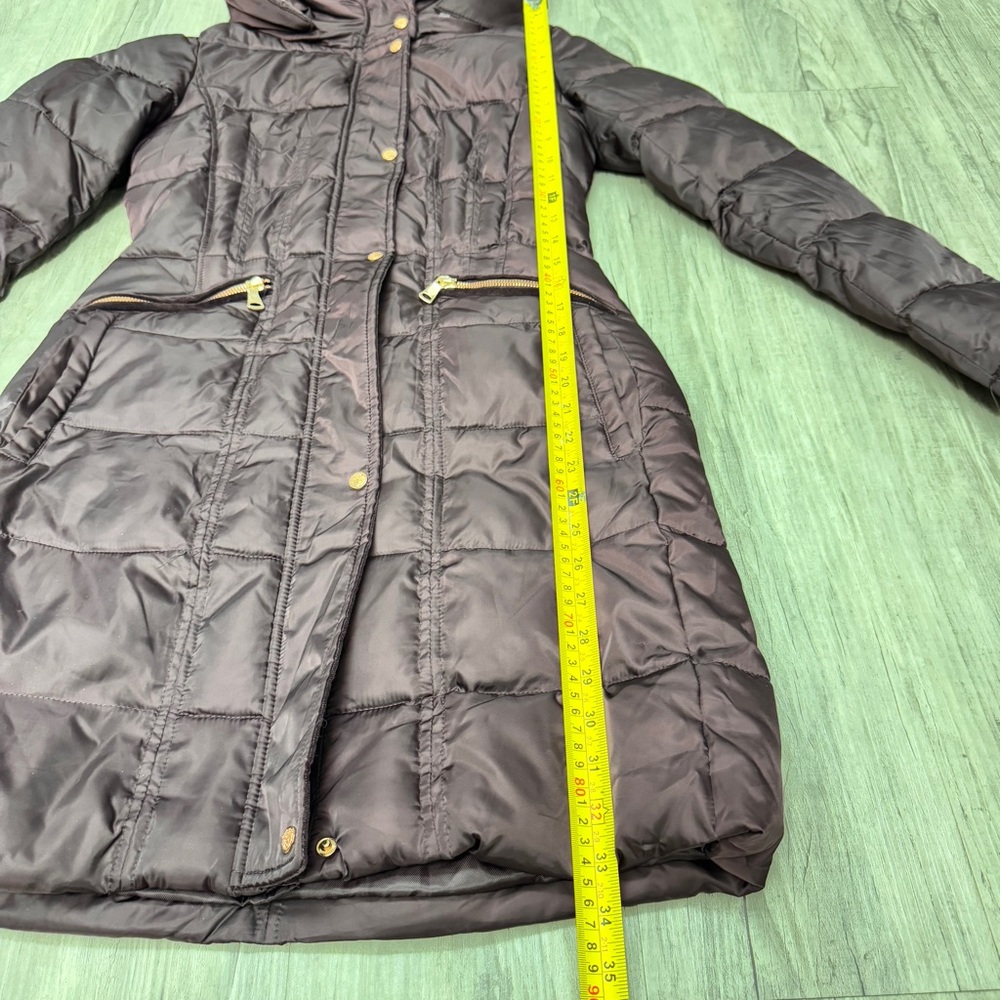 Vince Camuto Faux-Fur-Trim Zip-Pocket Puffer Coat size XS - Picture 7 of 10